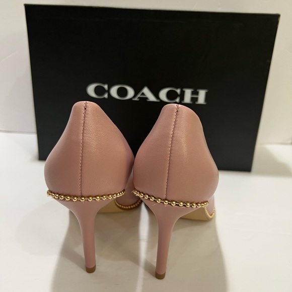 NWT 🖤 COACH HIGH HEELS✨size - 6.5 - Picture 3 of 9